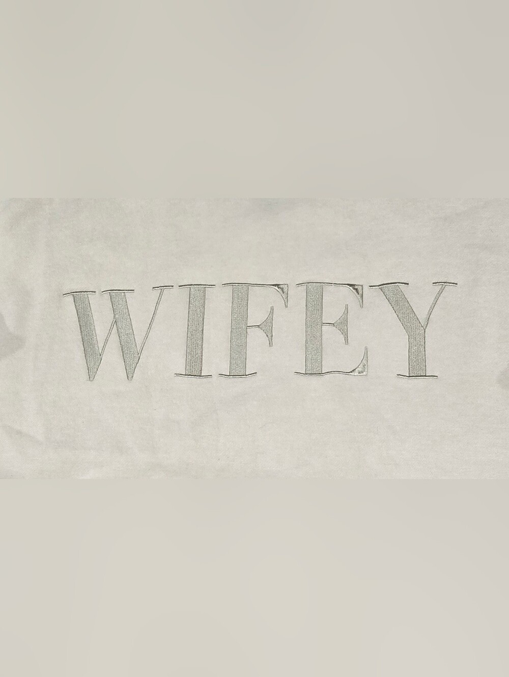SOLD!!!!! Six Stories Wifey Statement Sweatshirt Size Large - Picture 3 of 6